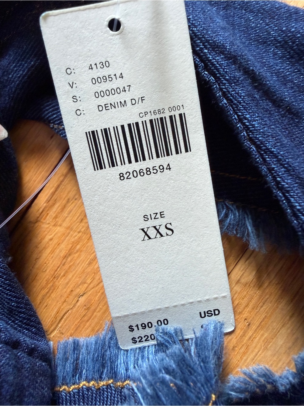 Pilcro Dark Blue Denim Button-Front Tiered Sundress - Picture 6 of 6